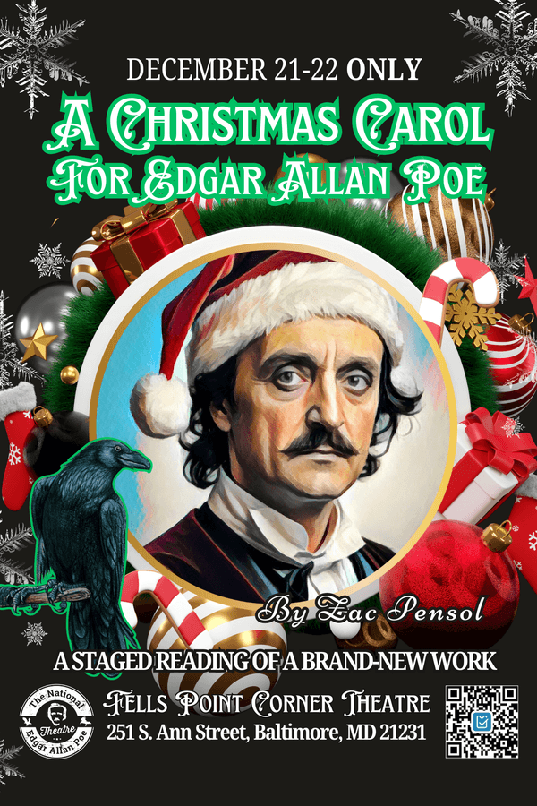 National Edgar Allan Poe Theatre to Present Staged Reading of 'A Christmas Carol for Edgar Allan Poe'